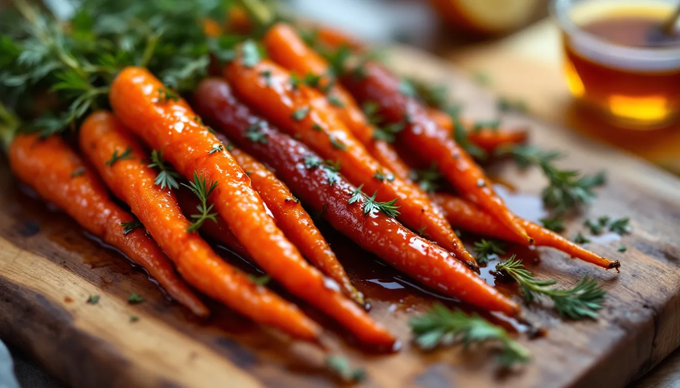 Carottes rôties au miel : une recette délicieuse à tester immédiatement !