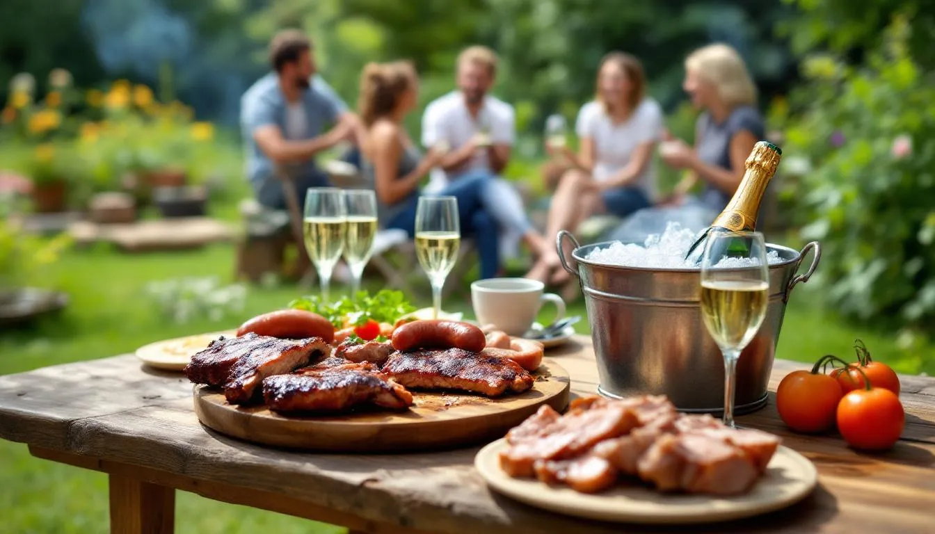 Champagne et barbecue : un mariage audacieux à tester cet été entre amis