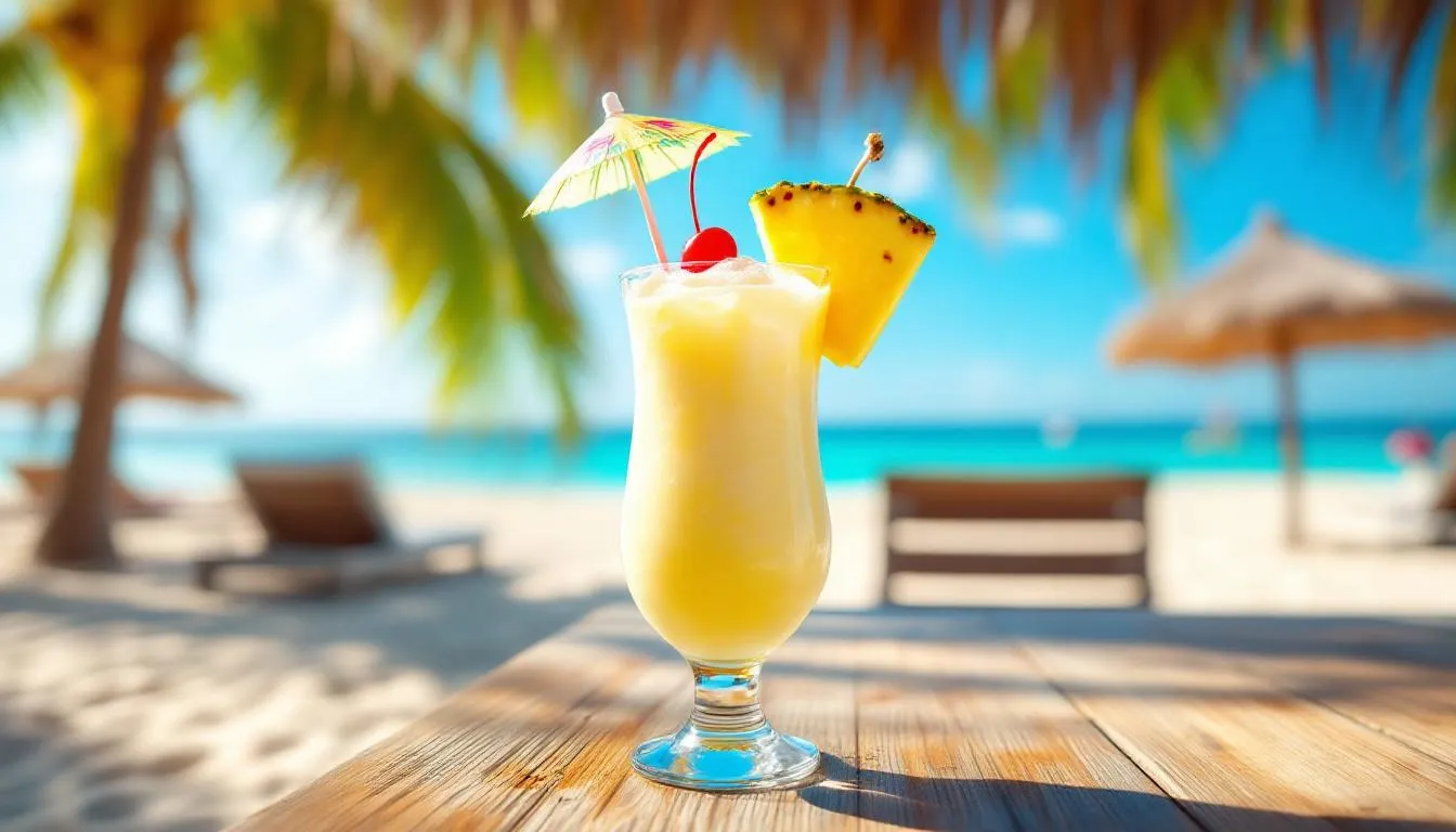 Piña colada maison : le secret glacé pour un goût tropical intense cet été