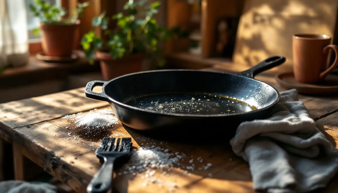 Poêle en fonte qui colle ou rouille : astuces simples pour prolonger sa durée de vie
