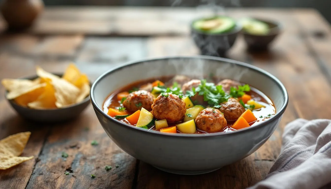 Soupe boulettes dinde chipotle : un twist sain à découvrir cette semaine