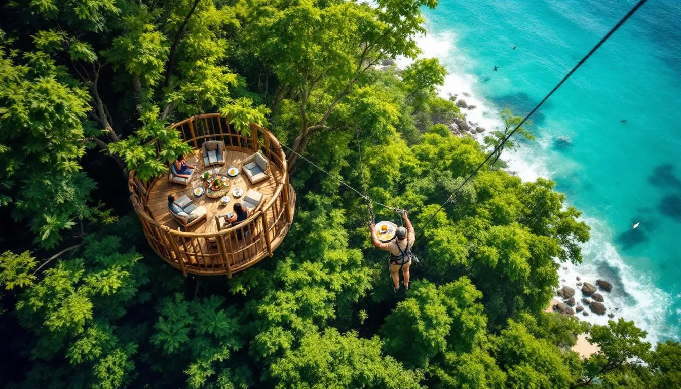 Treepod Dining en Thaïlande : une expérience aérienne unique à couper le souffle
