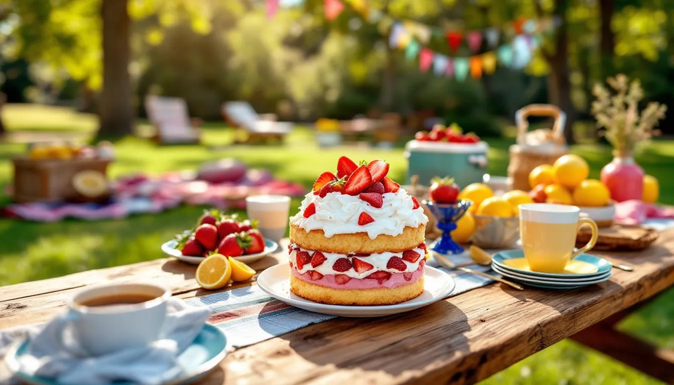 Le retour du poke cake fraise : une gourmandise rétro à découvrir rapidement