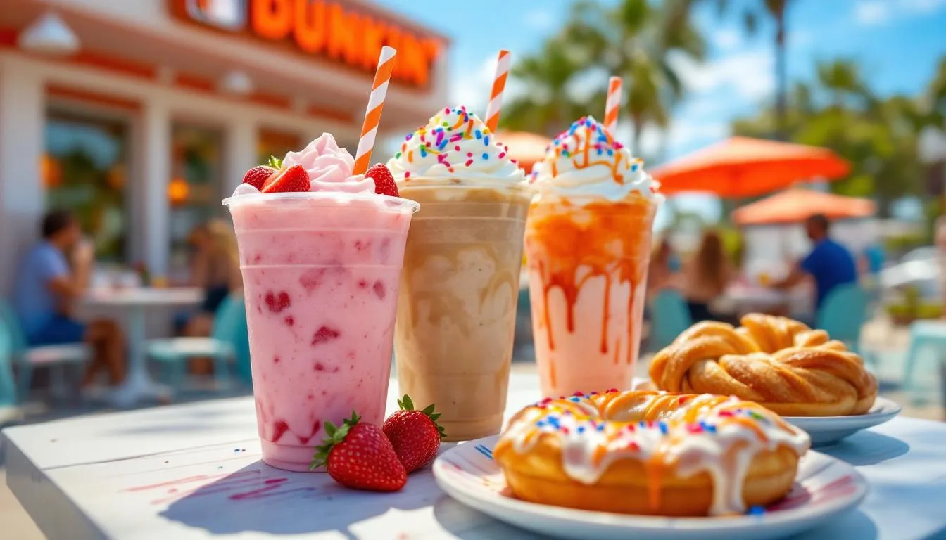 Nouveau menu Dunkin’ : saveurs inédites et nostalgie estivale à tester dès maintenant