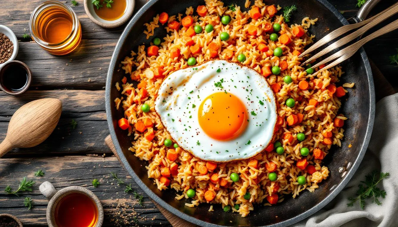 Riz frit au four : gagnez du temps avec une texture croustillante assurée