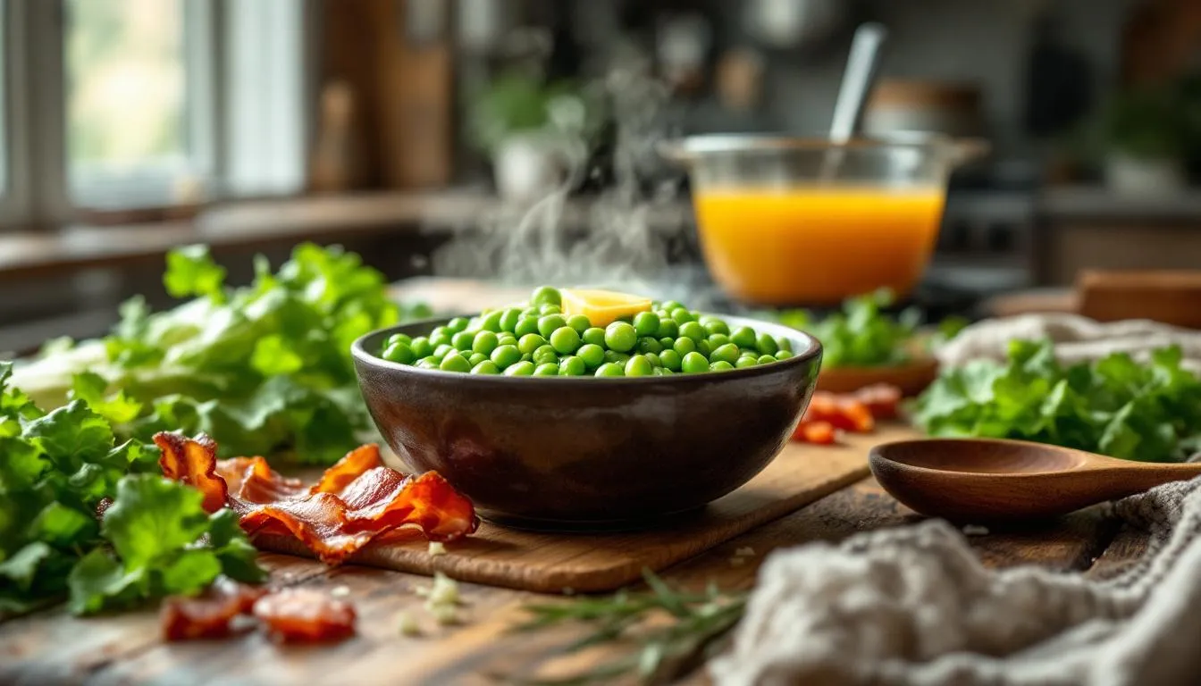 Petits pois à la française : comment sublimer un classique frais en 20 minutes