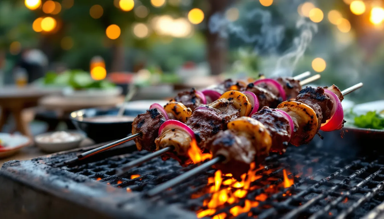 Brochettes de steak maison : 3 astuces pour une croûte grillée, cœur rosé