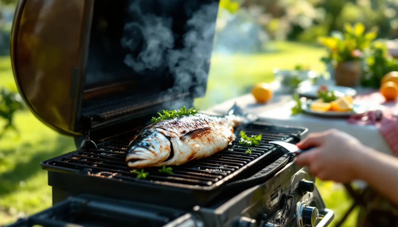 Poisson entier au barbecue en 35 minutes : peau croustillante garantie