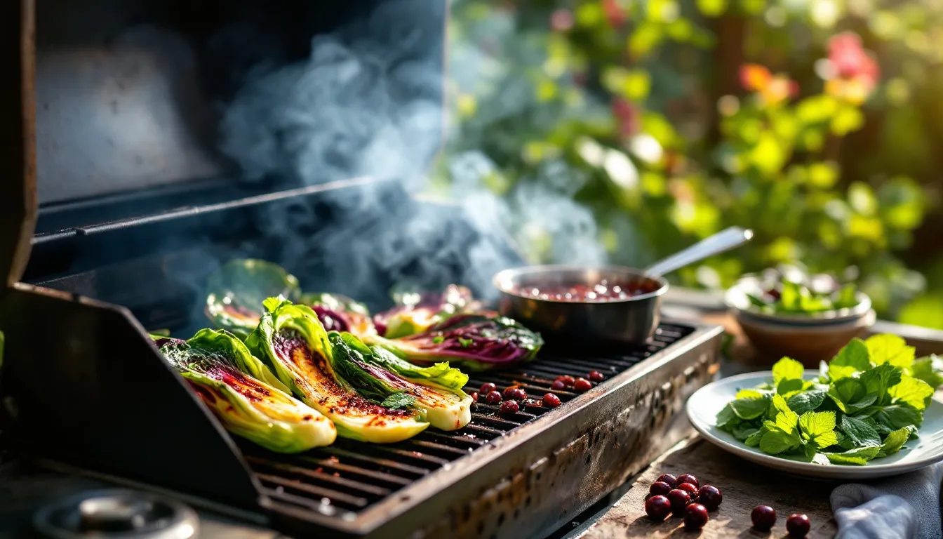 Radicchio grillé : nappez-le d’une gastrique cerise pour sublimer vos viandes