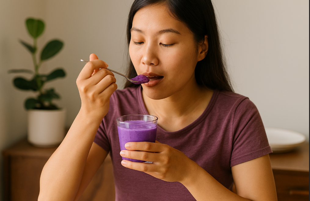Quelle est la valeur nutritionnelle de l'ube en poudre ?