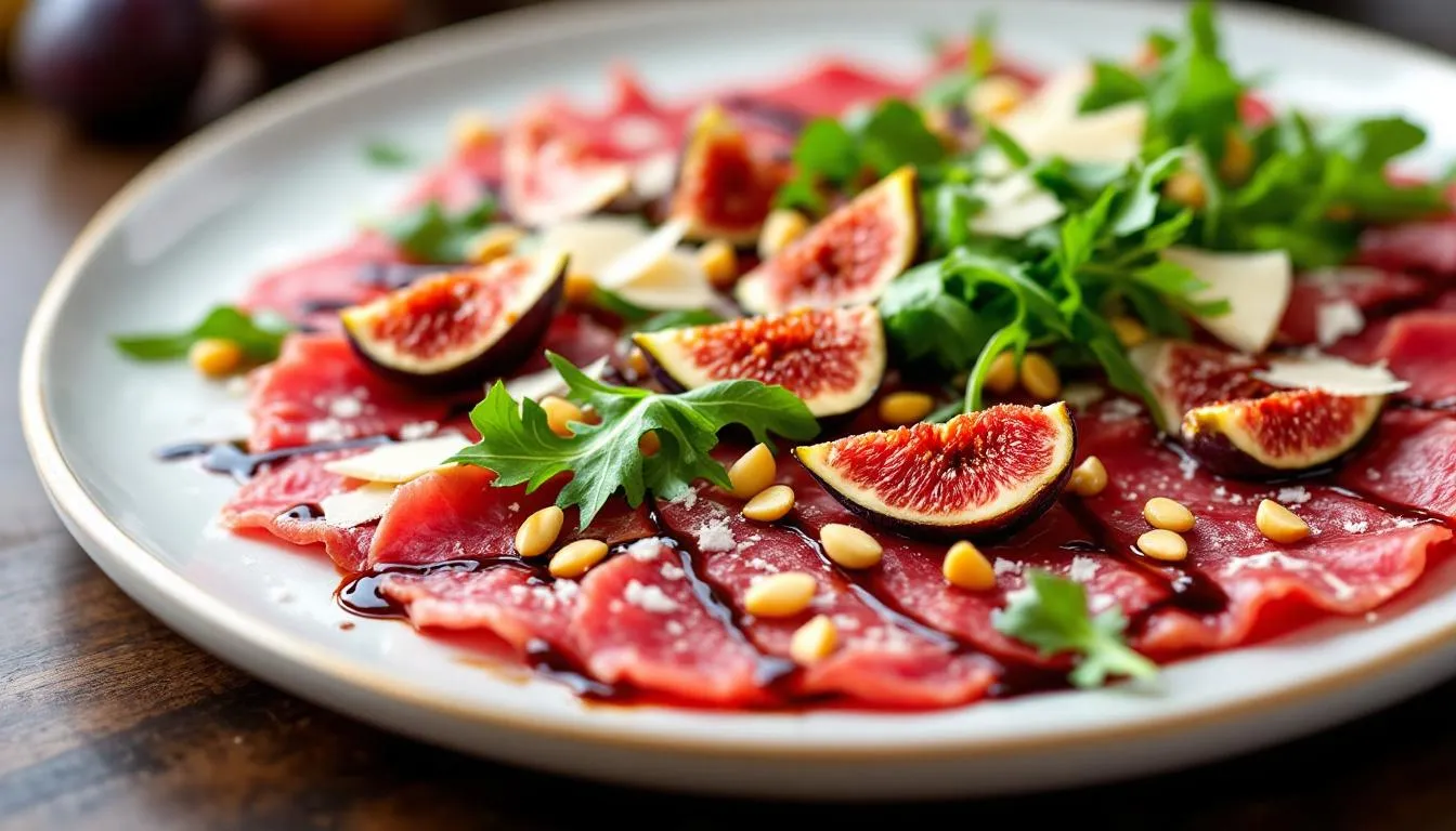 Carpaccio à la figue : recette facile et chic d’été