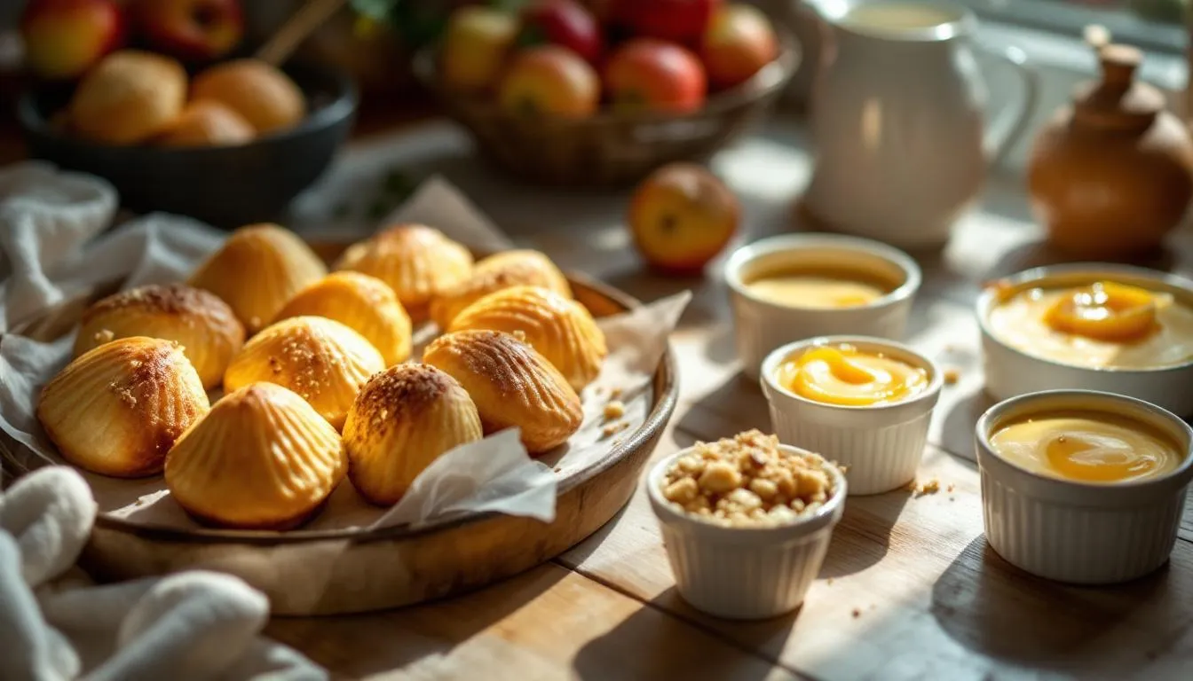 Desserts réconfort : madeleines, muffins et œufs au lait faciles