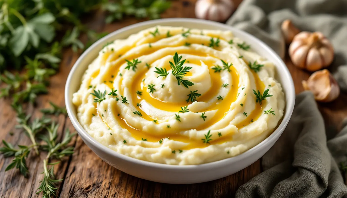 Obtenez une purée pommes de terre légère au chou‑fleur en 45 minutes