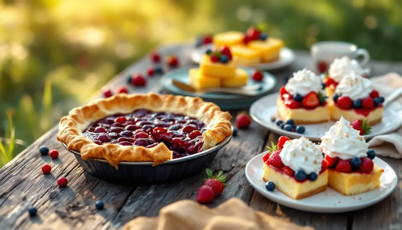 Desserts du Memorial Day : La Touche Sucrée Inoubliable de Votre Barbecue