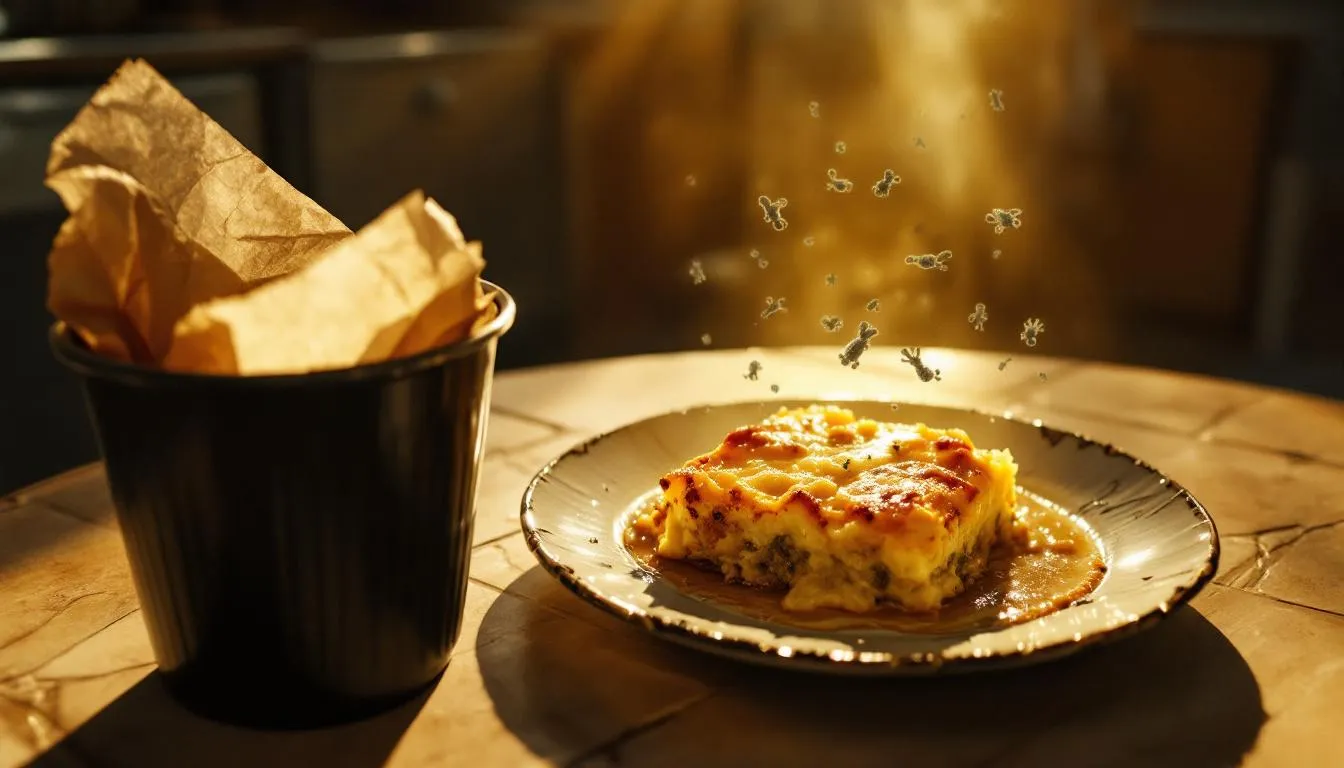 Plat resté dehors toute la nuit : peut-on le manger ?