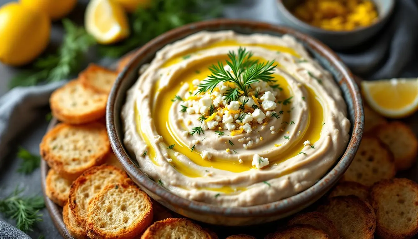Dip aux haricots blancs et citron : la recette facile