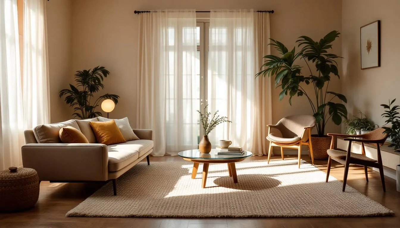 Tapis beige : l&rsquo;atout charme pour un intérieur chic