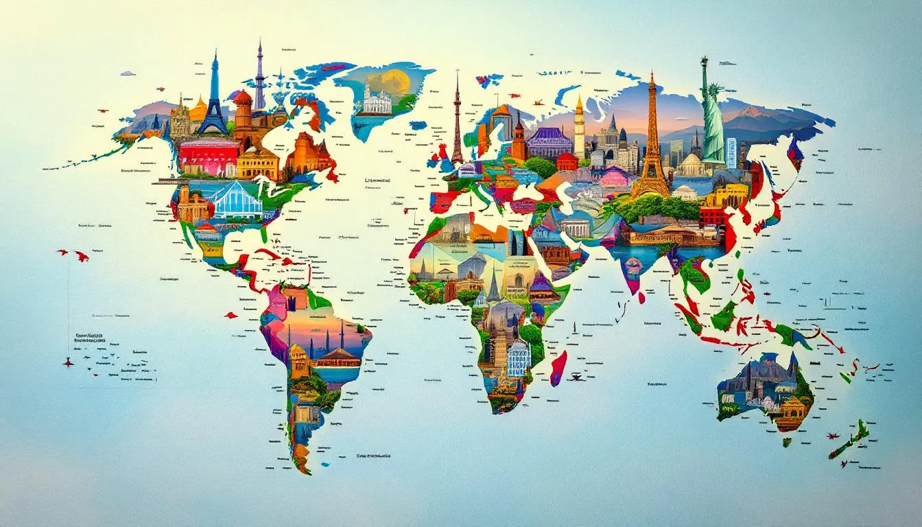 Capitales en N : Tour du Monde des 10 Villes