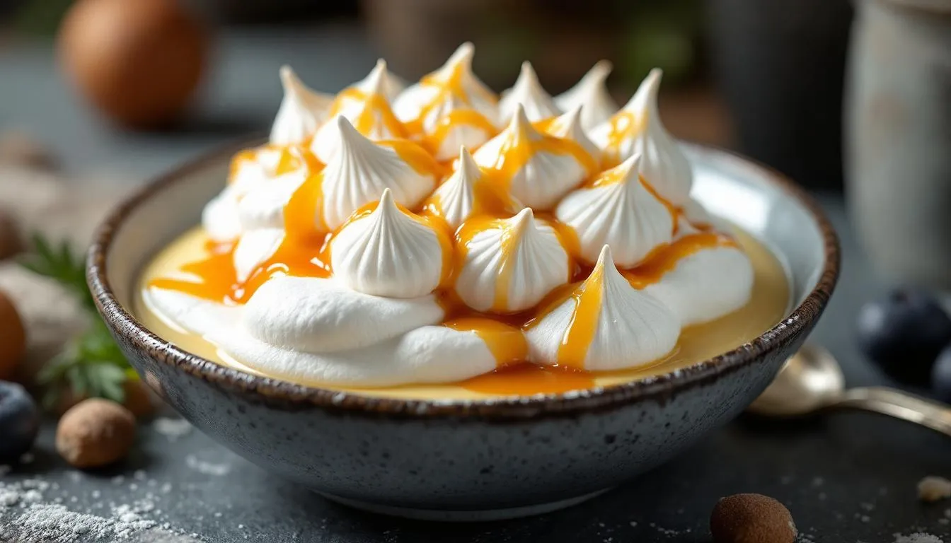 Îles flottantes : la recette inratable pour un dessert parfait