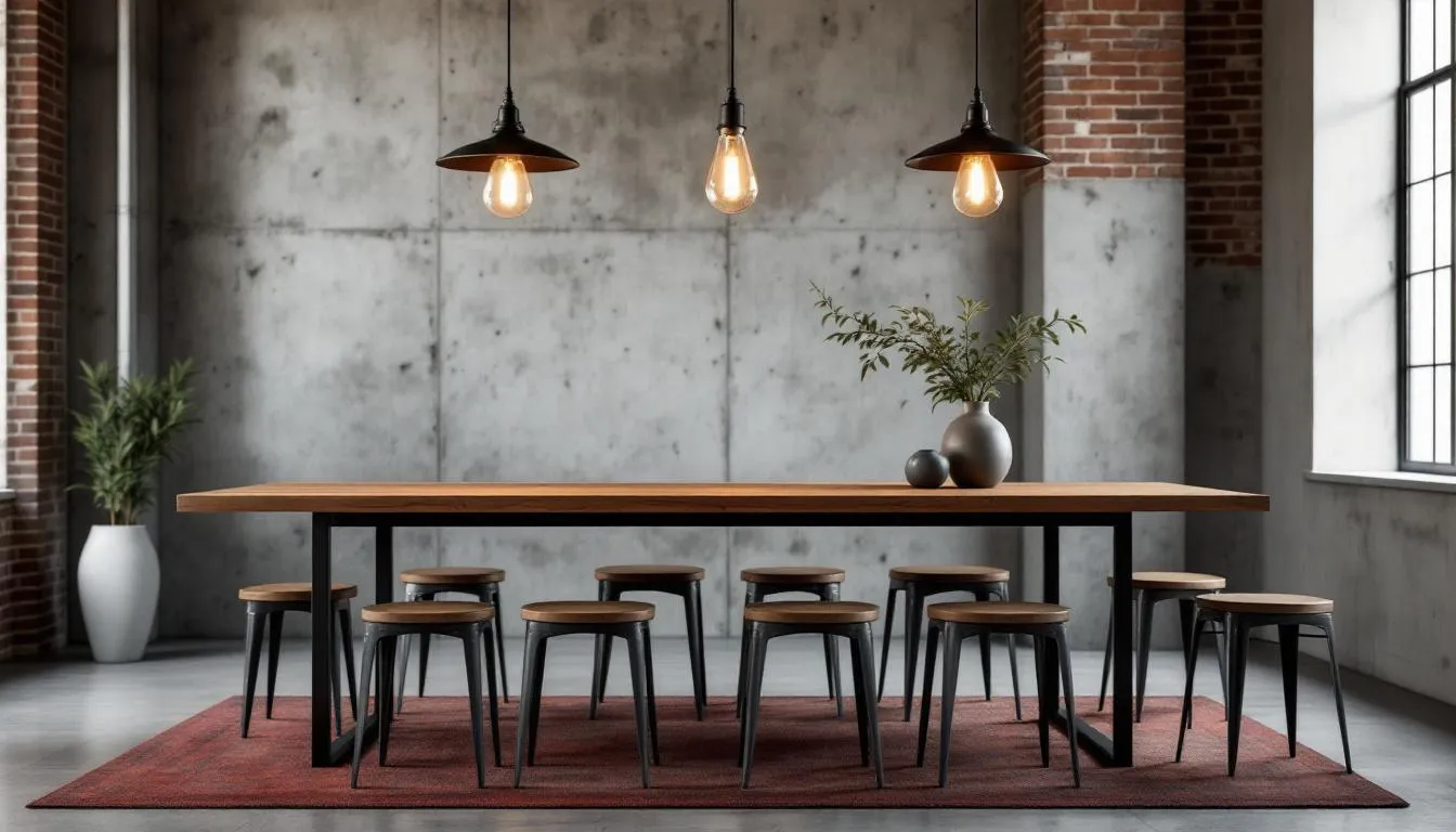 Style industriel : donnez du caractère à votre salle à manger