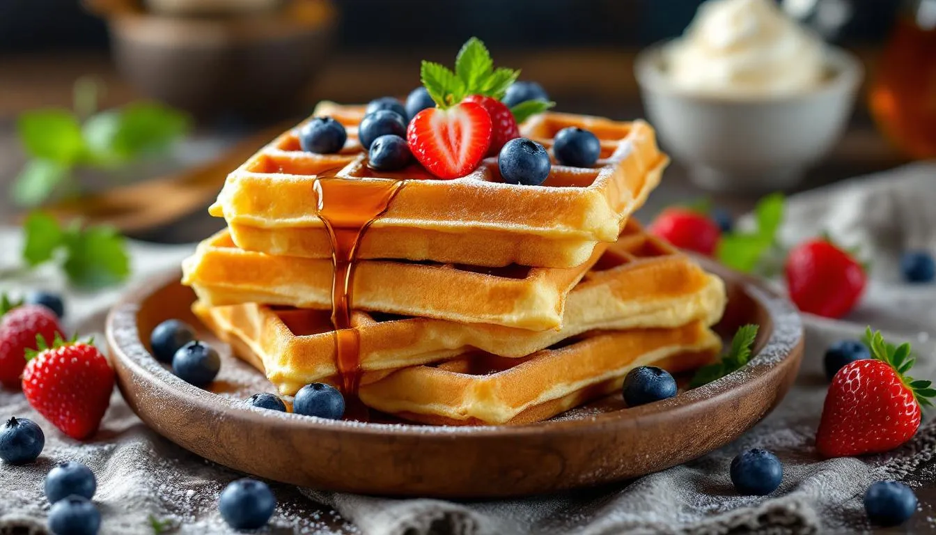 Gaufres croustillantes maison : la recette secrète