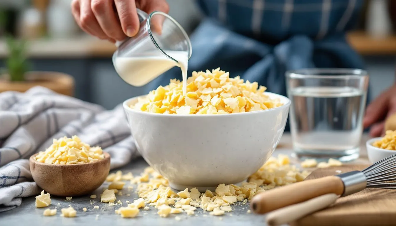 Purée Mousline : le dosage parfait eau et lait