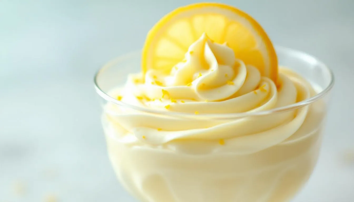 Crème légère au citron : la recette sans gélatine