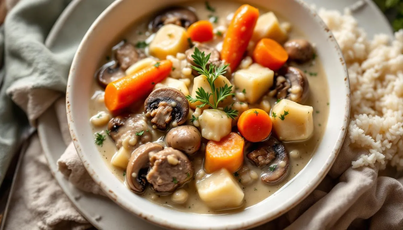 La véritable blanquette de veau à l&rsquo;ancienne