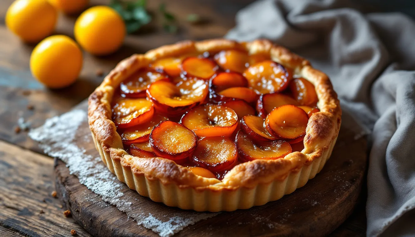 La vraie recette de la tarte aux mirabelles de grand-mère