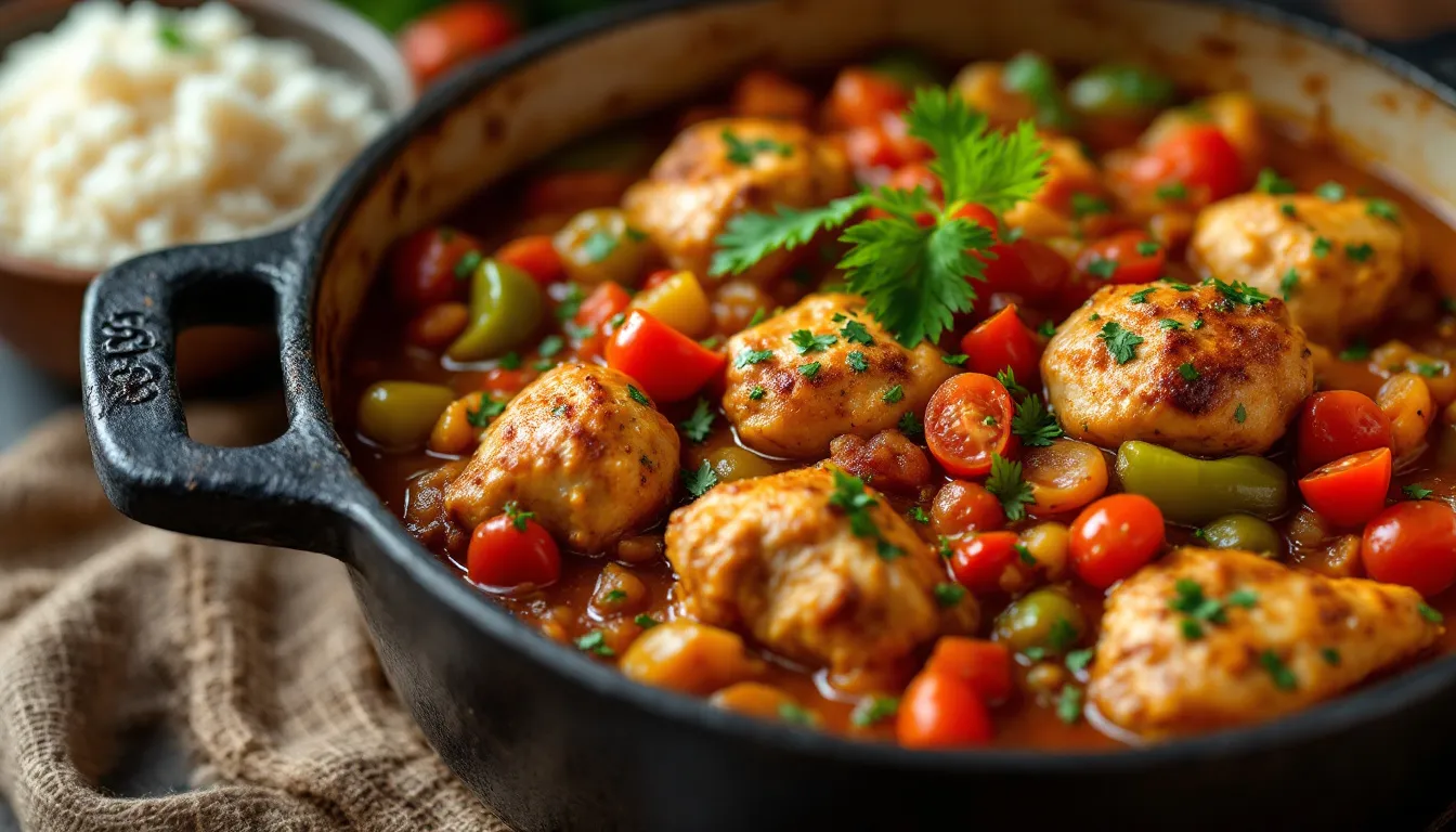 Poulet basquaise de grand-mère : la vraie recette