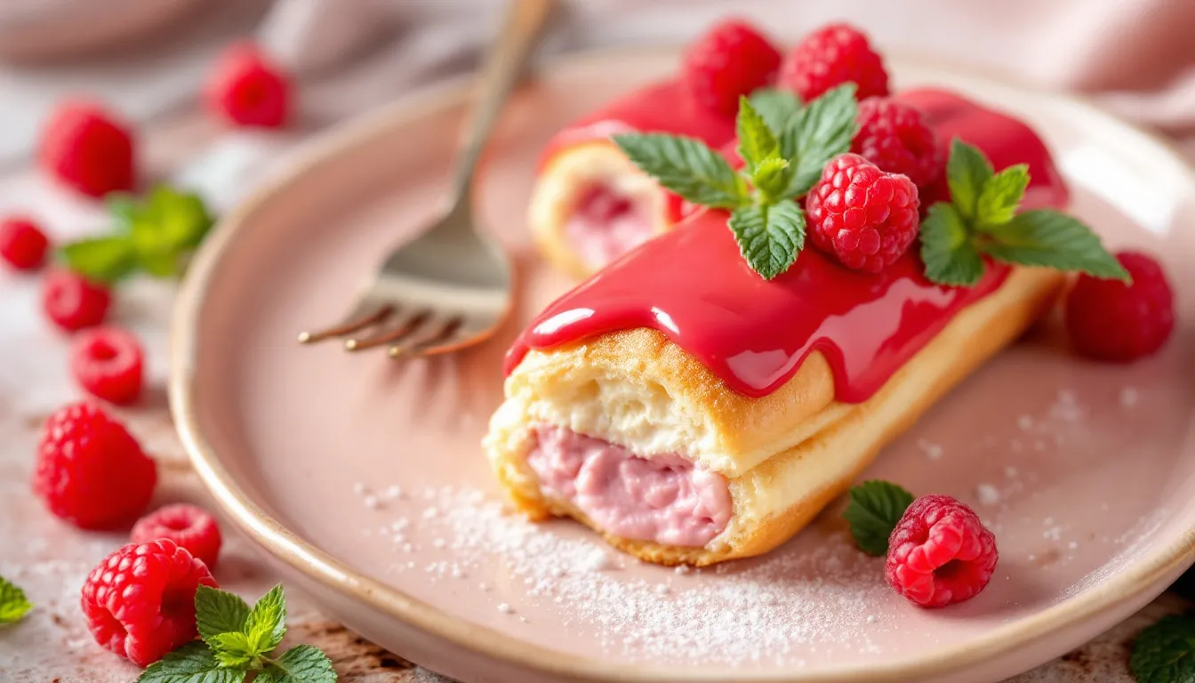 Éclair à la framboise : la recette inratable