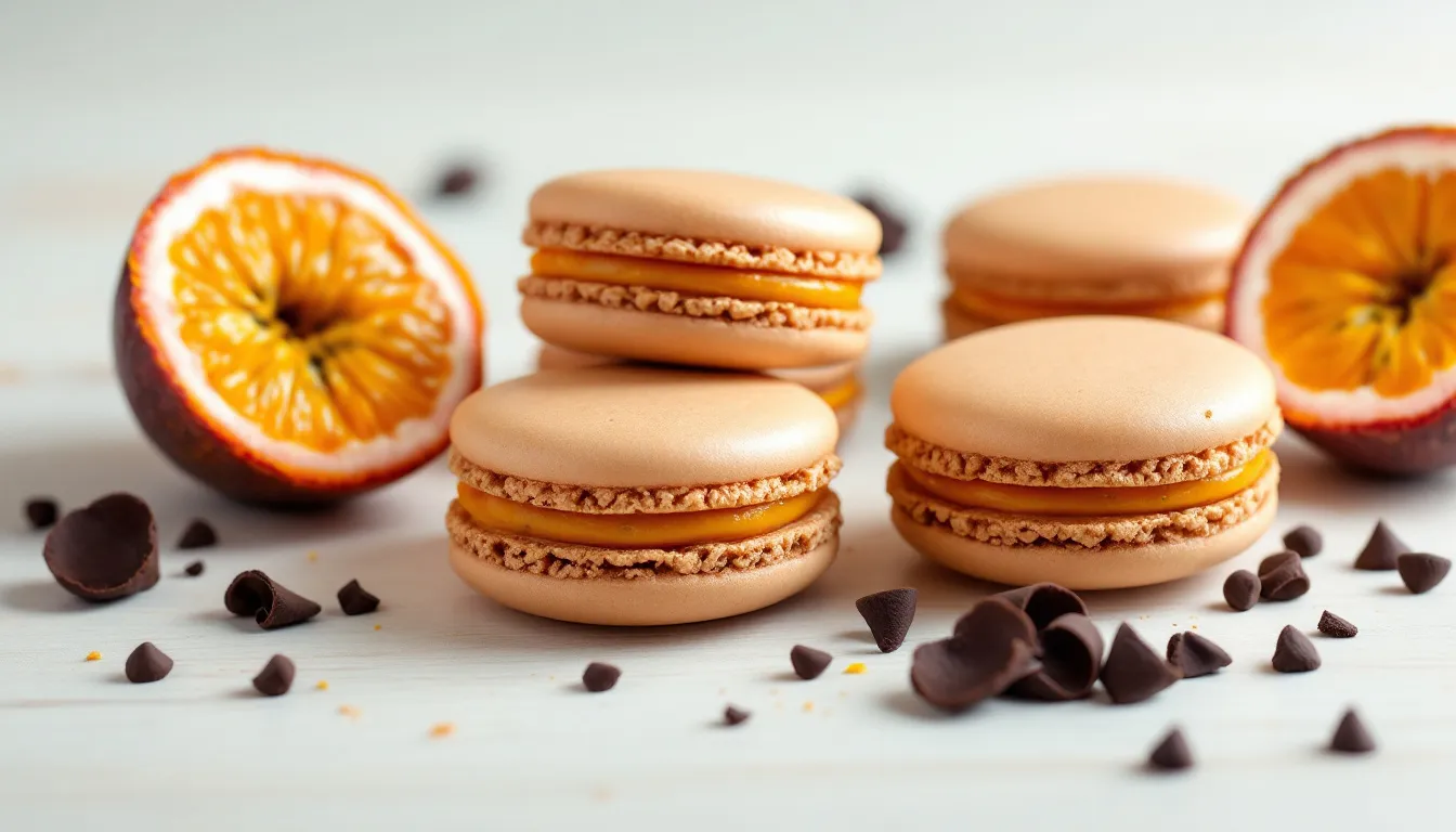 Le macaron Mogador : l&rsquo;alliance chocolat passion parfaite