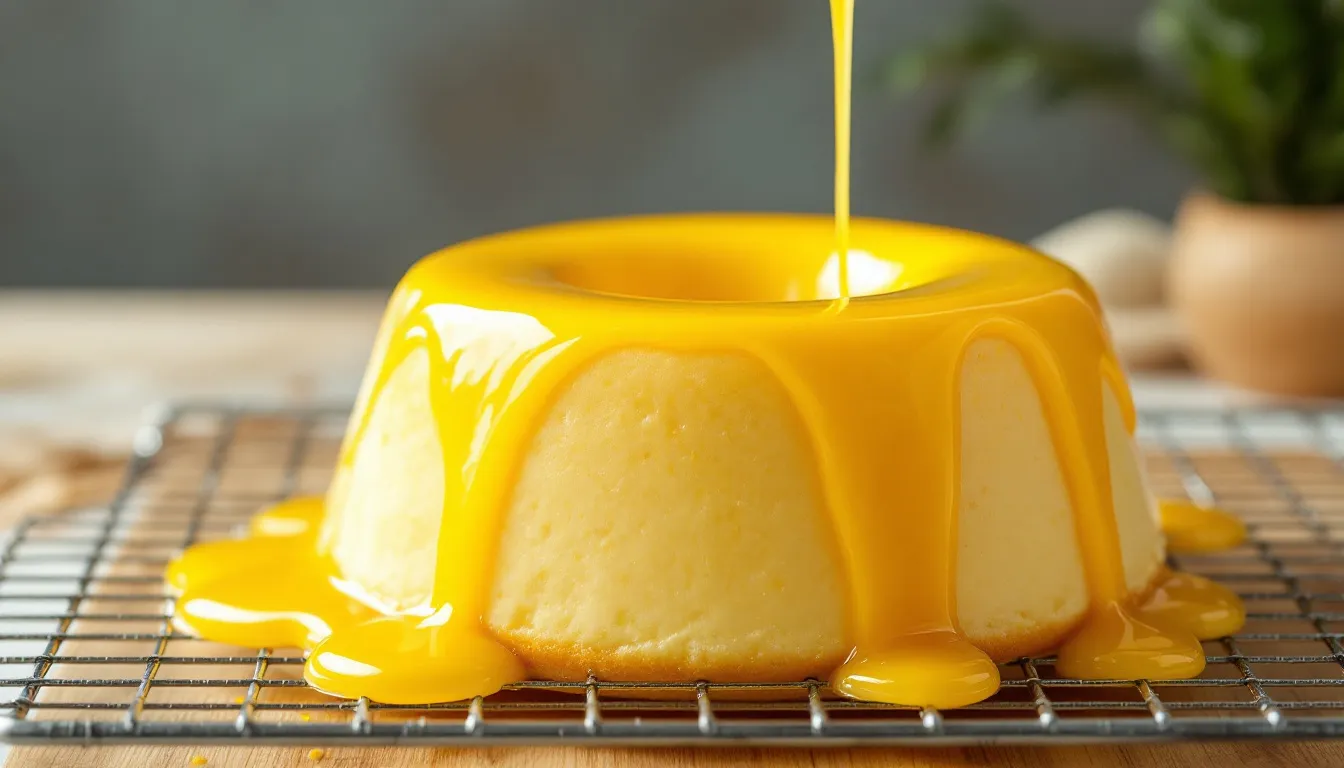 Glaçage miroir jaune : la recette facile sans chocolat